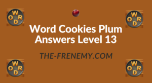 Word Cookies Plum Answers Level 13