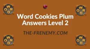 Word Cookies Plum Answers Level 2