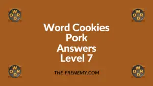Word Cookies Pork Level 7 Answers