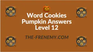 Word Cookies Pumpkin Answers Level 12