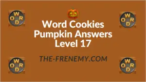 Word Cookies Pumpkin Answers Level 17