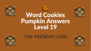 Word Cookies Pumpkin Answers Level 19