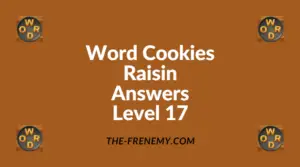 Word Cookies Raisin Level 17 Answers
