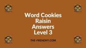 Word Cookies Raisin Level 3 Answers
