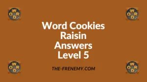 Word Cookies Raisin Level 5 Answers