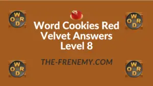 Word Cookies Red Velvet Answers Level 8
