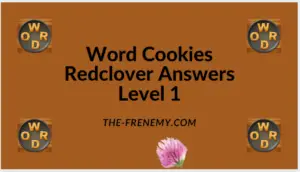 Word Cookies Redclover Level 1 Answers