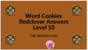 Word Cookies Redclover Level 10 Answers