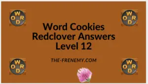 Word Cookies Redclover Level 12 Answers