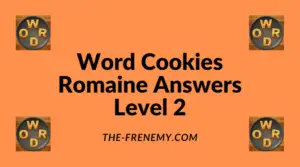 Word Cookies Romaine Level 2 Answers