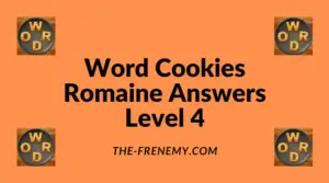 Word Cookies Romaine Level 4 Answers