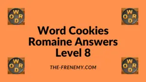 Word Cookies Romaine Level 8 Answers