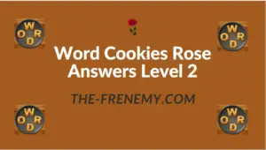 Word Cookies Rose Answers Level 2