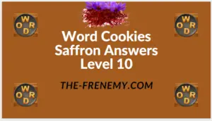 Word Cookies Saffron Level 10 Answers