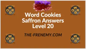 Word Cookies Saffron Level 20 Answers
