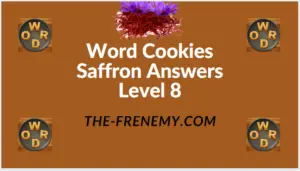 Word Cookies Saffron Level 8 Answers