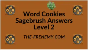 Word Cookies Sagebrush Level 2 Answers