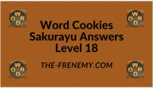 Word Cookies Sakurayu Level 18 Answers