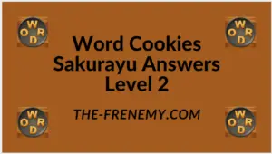 Word Cookies Sakurayu Level 2 Answers