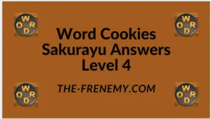 Word Cookies Sakurayu Level 4 Answers