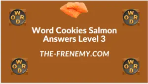 Word Cookies Salmon Level 3 Answers