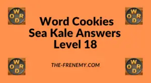Word Cookies Sea Kale Level 18 Answers