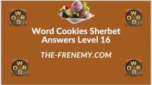Word Cookies Sherbet Level 16 Answers