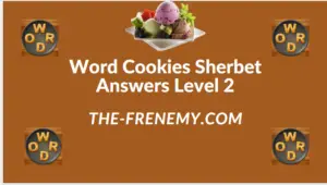 Word Cookies Sherbet Level 2 Answers