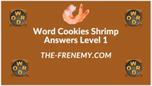 Word Cookies Shrimp Level 1 Answers