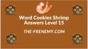 Word Cookies Shrimp Level 15 Answers