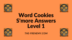 Word Cookies S'more Level 1 Answers