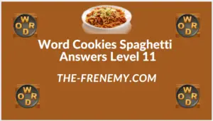 Word Cookies Spaghetti Level 11 Answers