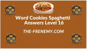 Word Cookies Spaghetti Level 16 Answers