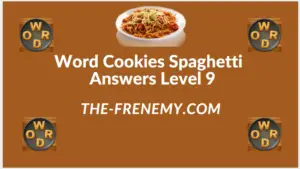 Word Cookies Spaghetti Level 9 Answers