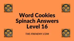 Word Cookies Spinach Level 16 Answers