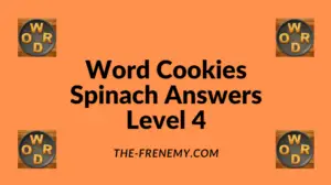 Word Cookies Spinach Level 4 Answers