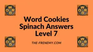 Word Cookies Spinach Level 7 Answers