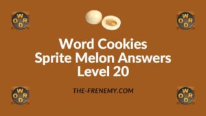 Word Cookies Sprite Melon Answers Level 20