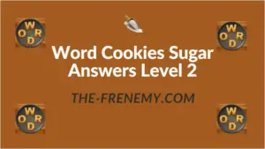 Word Cookies Sugar Answers Level 2