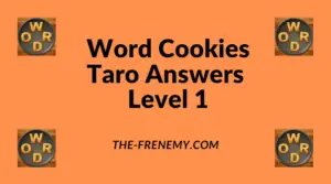 Word Cookies Taro Level 1 Answers