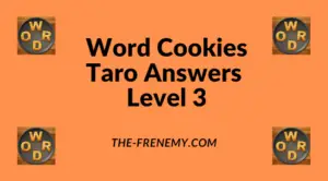 Word Cookies Taro Level 3 Answers