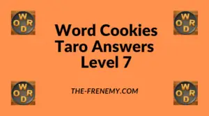 Word Cookies Taro Level 7 Answers
