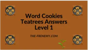 Word Cookies Teatree Level 1 Answers