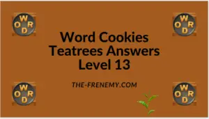 Word Cookies Teatree Level 13 Answers
