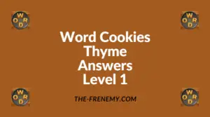 Word Cookies Thyme Level 1 Answers