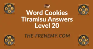 Word Cookies Tiramisu Answers Level 20