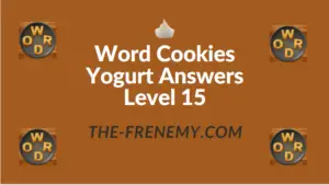 Word Cookies Yogurt Answers Level 15