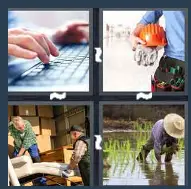 4 Pics 1 Word Level 1951 Answers