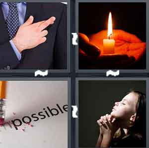 4 Pics 1 Word Level 2096 Answers