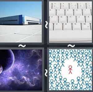 4 Pics 1 word Level 843 Answers